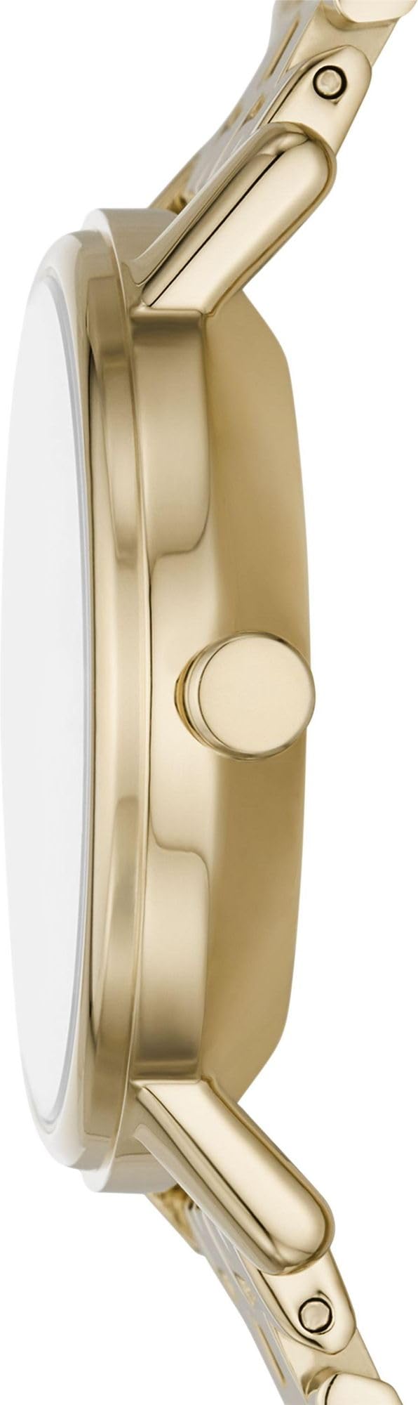 Skagen Kuppel Damenuhr, Quarz-Dreizeiger-Uhrwerk mit Edelstahl-, Stoff- oder Lederarmband