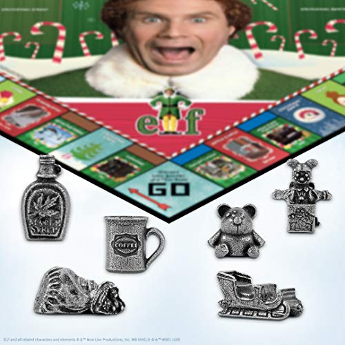 Monopoly Elf | Based On Christmas Comedy Film Elf | Collectible Monopoly Game Featuring Familiar Locations And Iconic Moments | Officially Licensed Monopoly #TOP3