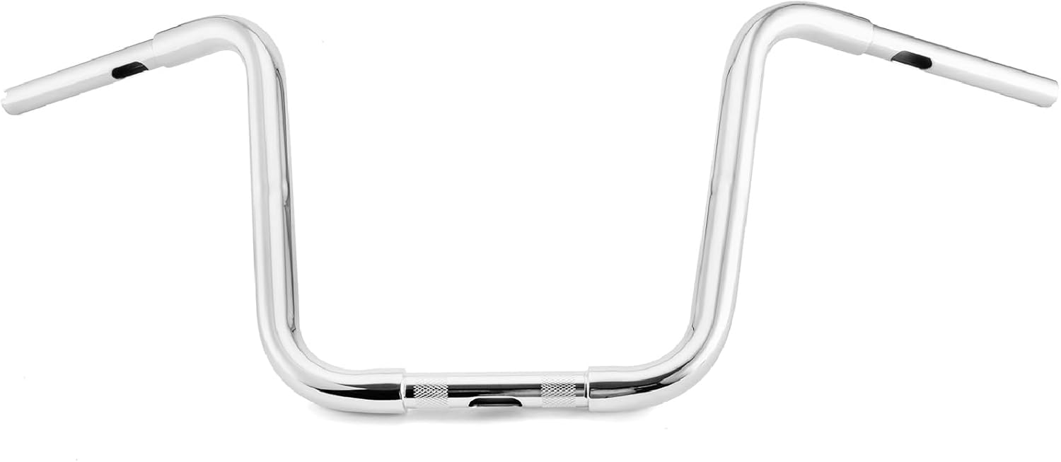 Mofun 14" Rise Handlebars 1.25" Ape Hangers Handle Bar Compatible with Harley Sportster 1984-2022 Fit Softail 1984-2024 Fit Dyna 1993-2017 Fit Touring Road Glide 1998-2013 Road King 1994-2022, Chrome