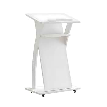 演台 キャスター付 教会 教室 プレゼン 講義 結婚式スピーチ等に Amazon | 演台 演説台 司会台 教会/教室用モバイル演台