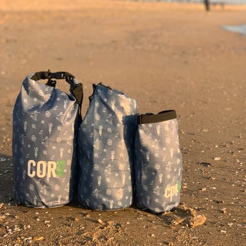 Bolsa seca impermeable flotante COR Surf 3L | 5L | 10L | 15L con cierre enrollable para kayak, rafting, navegación, natación, camping, senderismo, playa y pesca miniatura 5
