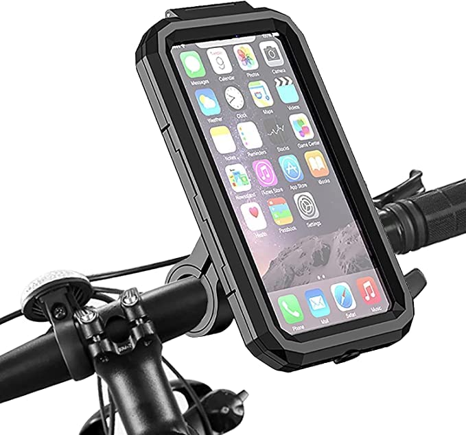Linsden Waterproof Bike Mobile Holder,Mobile Holder for Bike Handlebars