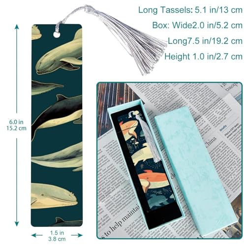 Marque-pages baleine pour accompagner les lectures des enfants le soir - 2