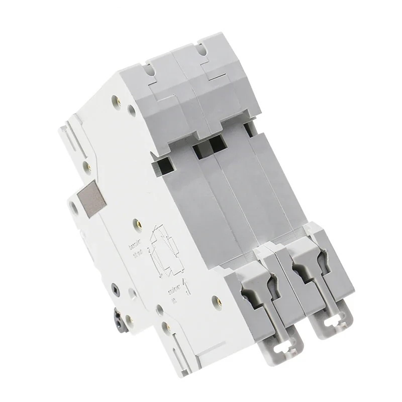 Disjoncteur MCB bipolaire GYM9 for rail DIN 230 V 6 A-63 A CA