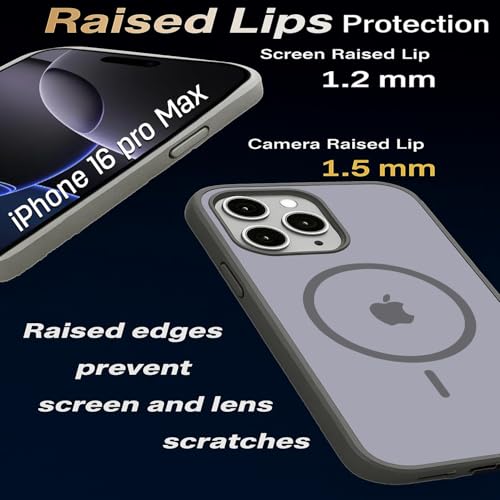 Image of AIBEX Protective OStand Case Compatible for Apple iPhone 17 MagSafe Compatible | Slim Back Cover with Camera Lens Protection, Strong Magnetic Support & Anti-Slip Grip | Military Grade Drop Protection