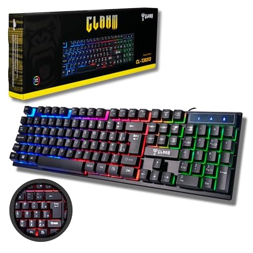Teclado Gamer RGB LED Rainbow MTS • Membrana • Anti-Ghosting • ABNT-2 • USB-A • Multimídia FN 12 Teclas • Ideal para Jogos e Digitação • Setup Gamer • Elegante • Premium