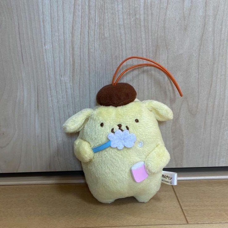 ポムポムプリン ある日の一日 マスコット ぬいぐるみ サンリオ