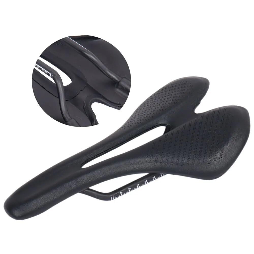 Mtb Sella Sella in carbonio for bici da corsa MTB 270x143mm Super leggera in pelle 115g for bicicletta