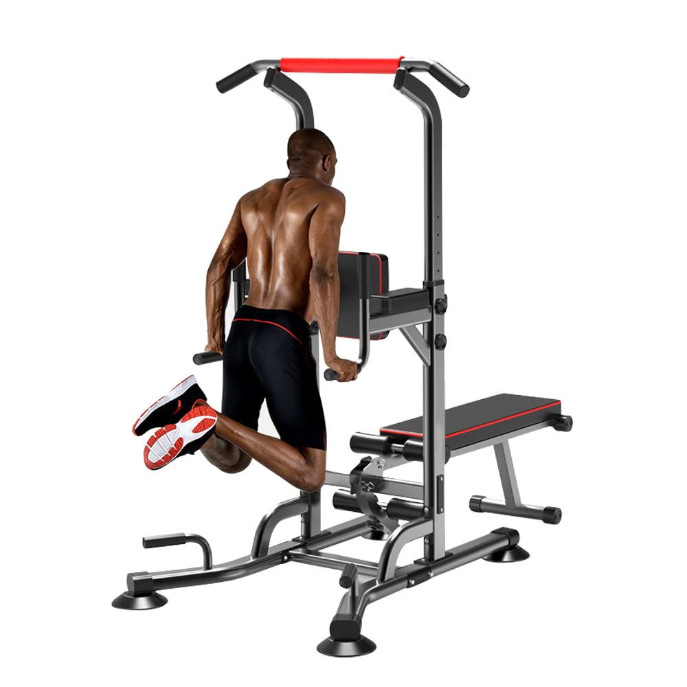 COOLBABYHousehold Pull-up Monkey Bars,Pull-up,Multifunctional Adjustable Single Parallel Bars,Supine plank,Adjusting the Torx Knob,Indoor Fitness Equipment,Black