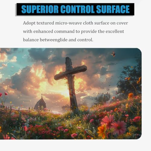 Tapis de souris paysage XL 1200x600mm imperméable pour bureau - 3