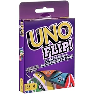 UNO Kid Mattel Games Uno Flip Side Card Game, Multi Color