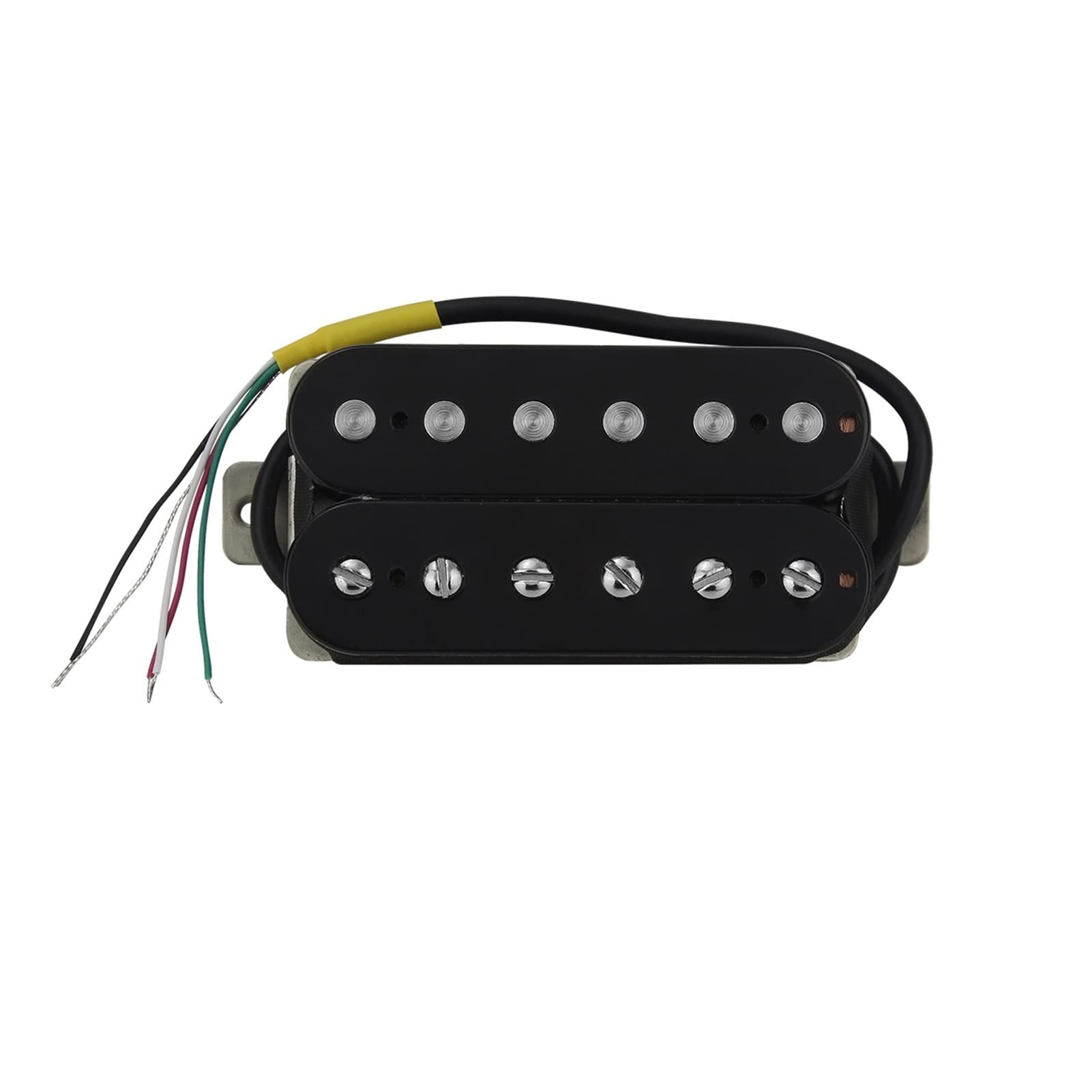 Podwójna Cewka Humbucker Pickup Bridge Alnico 5 Gitara Elektryczna Pickup Części Gitarowe Akcesoria Odbiór gitary elektrycznej (Color : Black)