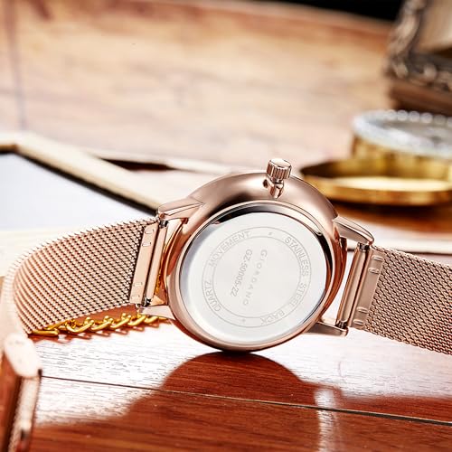 Image of Giordano Skyscrapper Collection Multi-Function Watch for Men with Round Dial and Metal Mesh Strap Wrist with Classy Mesh Band GD-50005