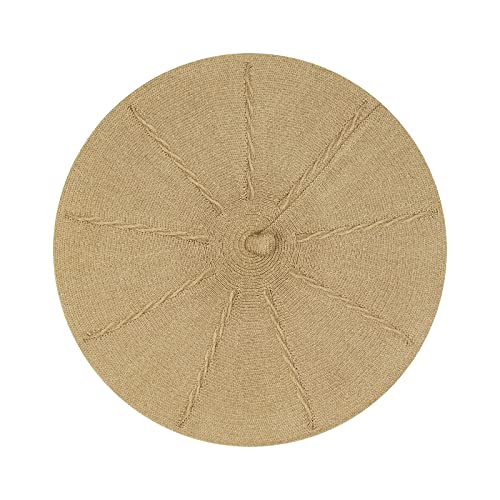 Image of Klong Women Wool Beret Hat French Style Solid Color