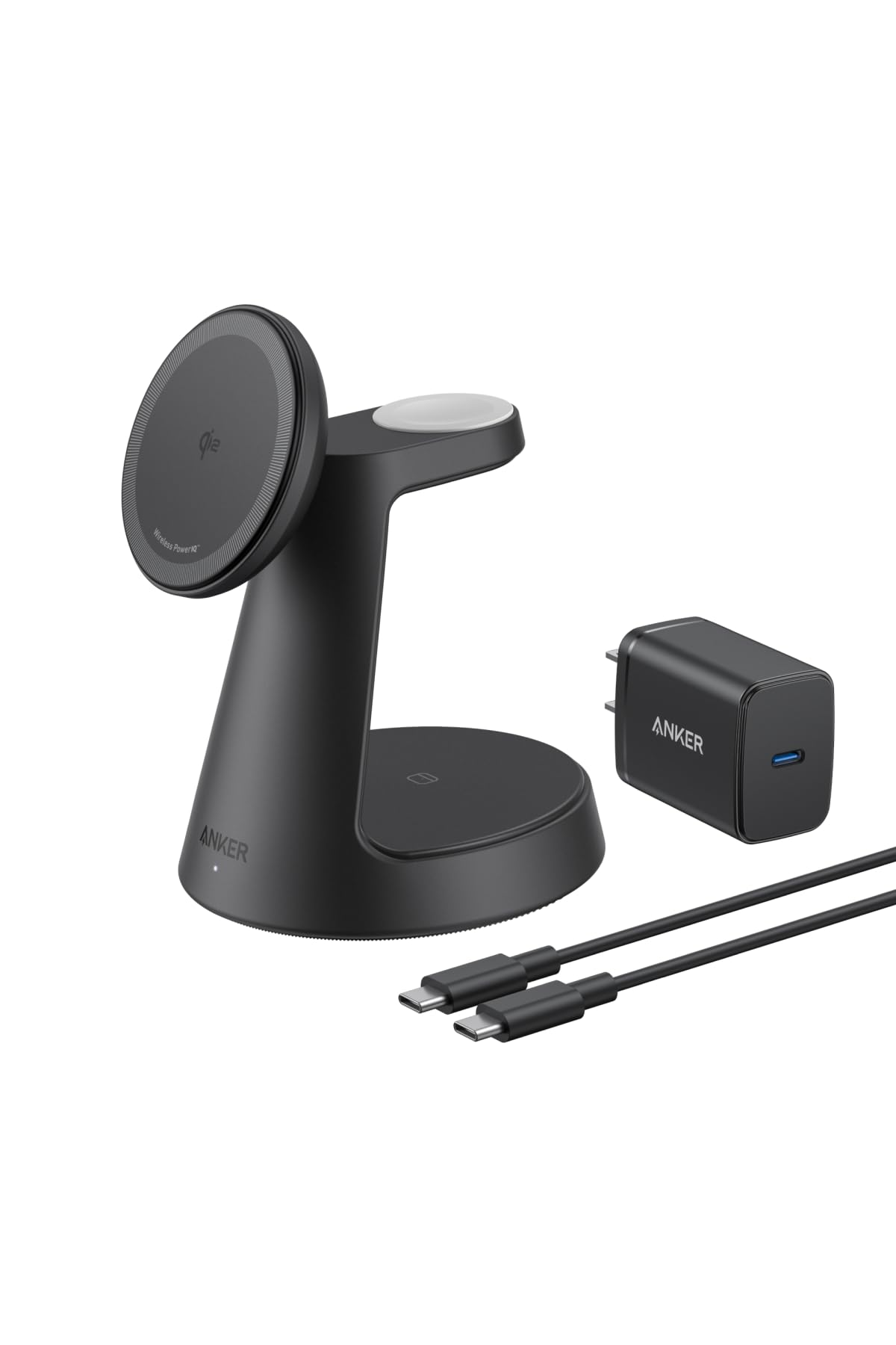 Amazon.co.jp: Anker MagGo Wireless Charging Station (3-in-1, Dock 