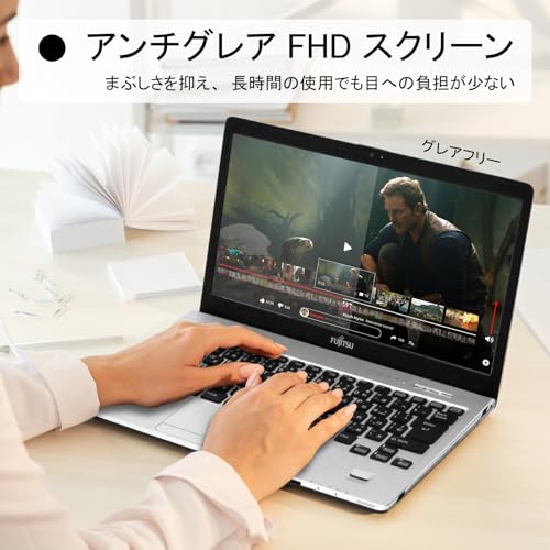 富士通ノートパソコン LIFEBOOK S938 13.3インチ(1920x1080),パソコン Office2019 Win11 Pro,薄型・轻量ノートPC 第8世代 Core i5(8250U) RAM 8GB SSD512GB搭載,Ｗebカメラ,1.19kg (整備済み品)