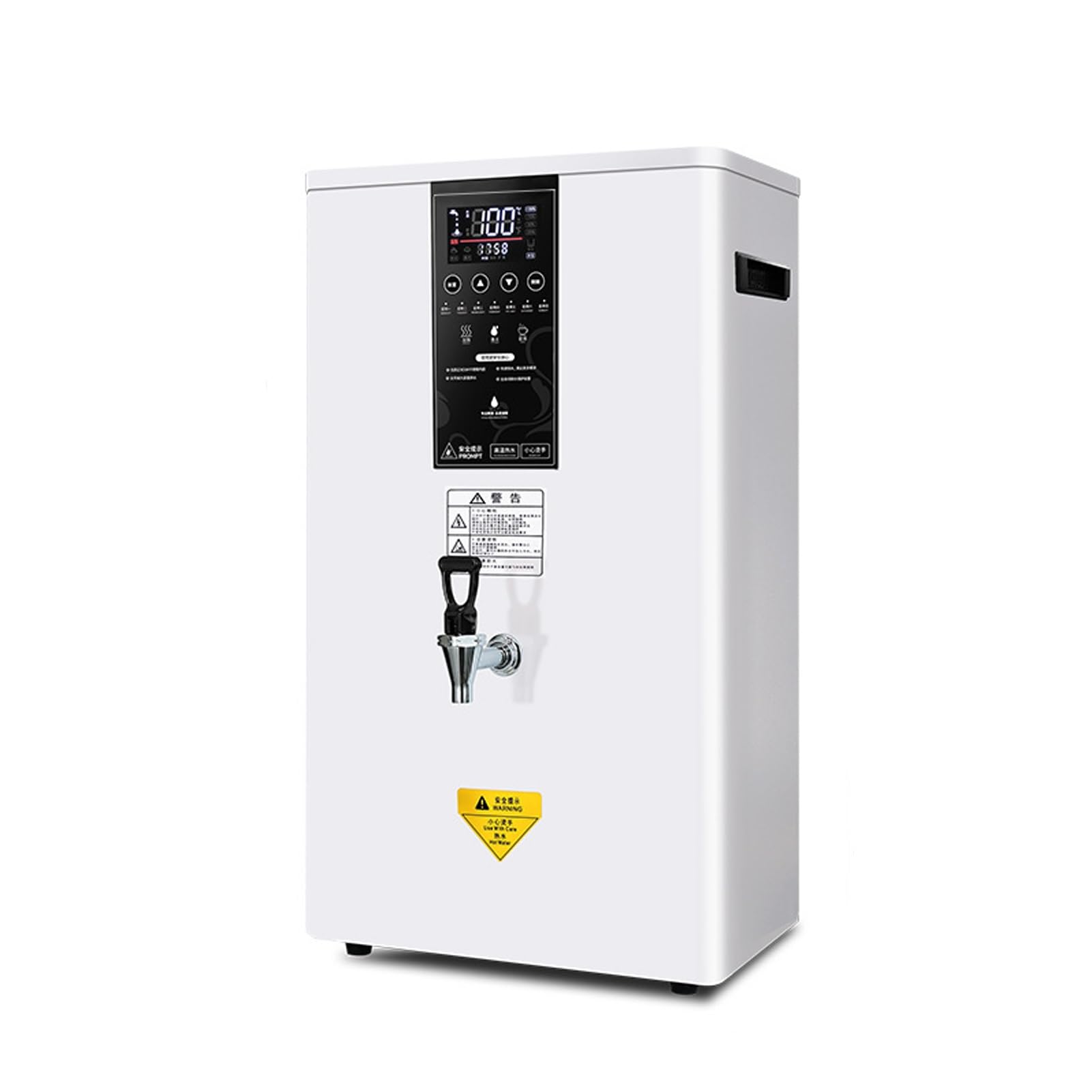 Distributore Elettrico Professionale Di Acqua Calda Commerciale Con Touchscreen LCD E Purificatore D'acqua Integrato, Montaggio A Parete - Ideale For Ristoranti, Hotel E Caffè ( Color : White , Size :