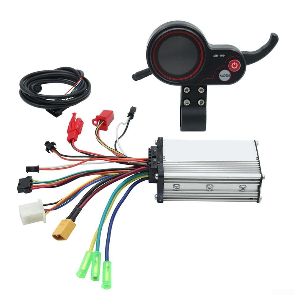 Brushless Motor Controller, 500W 48V Electric Scooter Bike Controller Motor Controller With LCD Display Replacement for Kugoo, Electric Scooter Motor