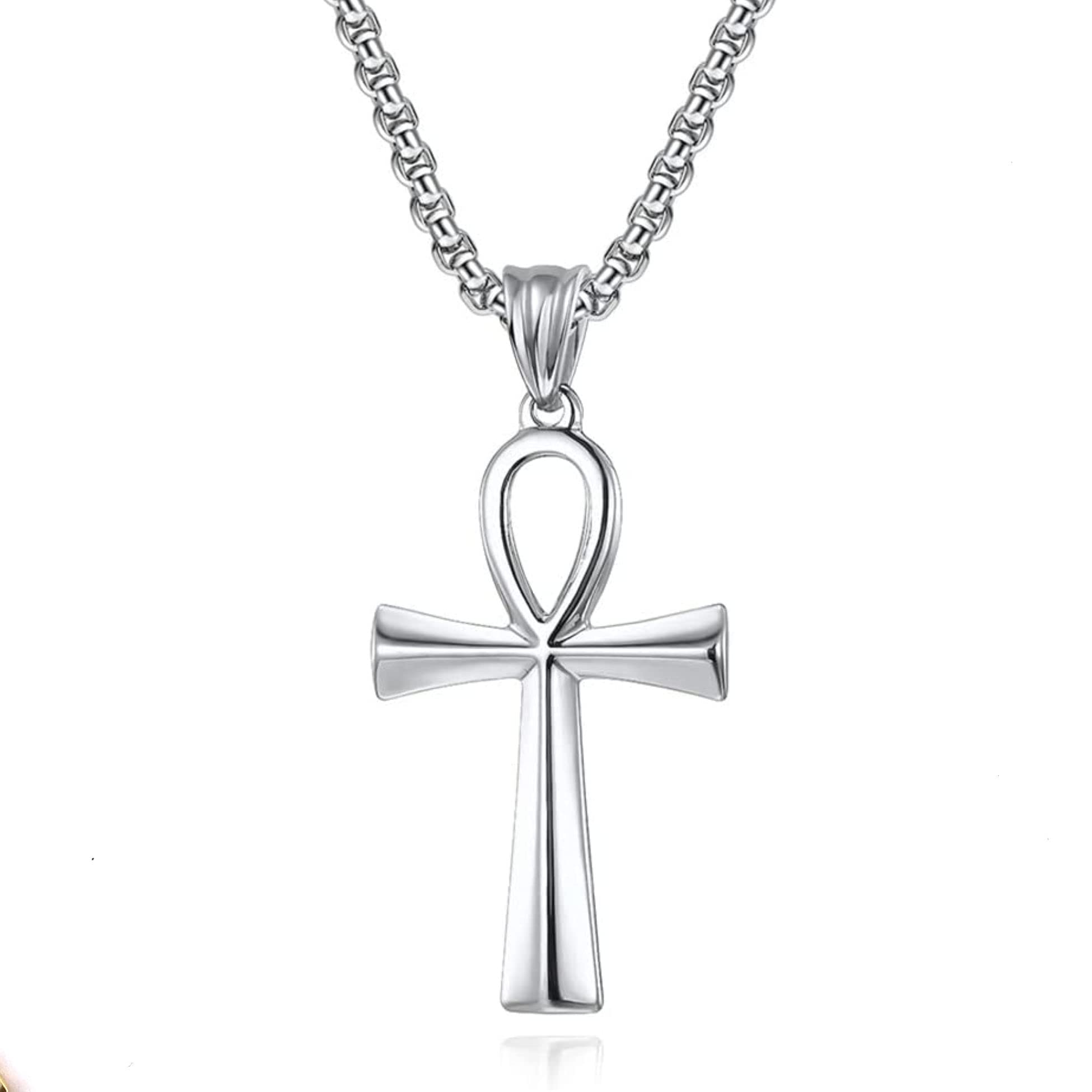 Tapp Collections Stainless Steel Fashion Cross Pendant Necklace