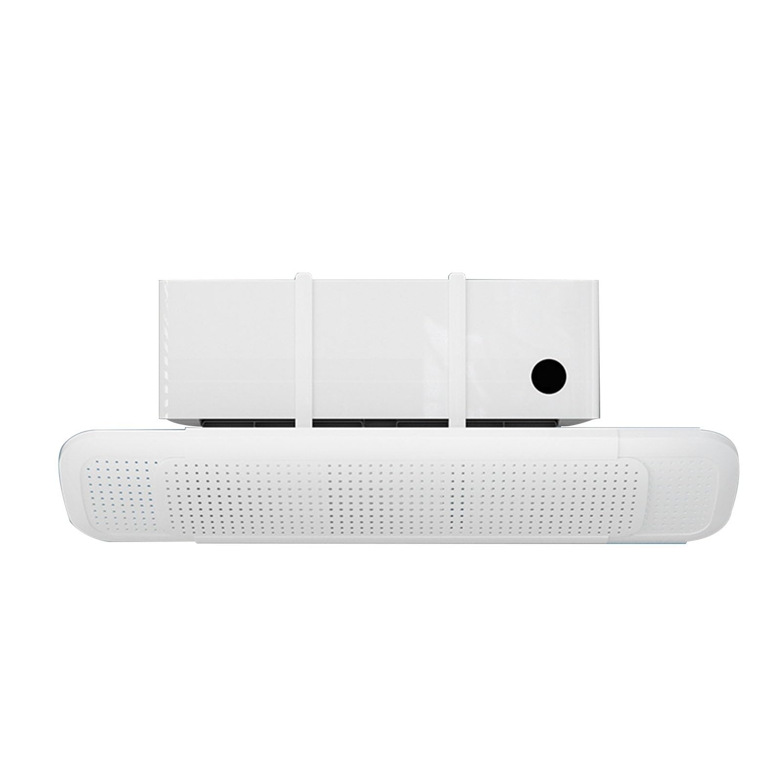YGER JZGB Air Conditioner Vent Deflector, Heat Register Deflector Retractable, Thickened Bracket, ABS Material, for Wall Mounted Air Conditioner
