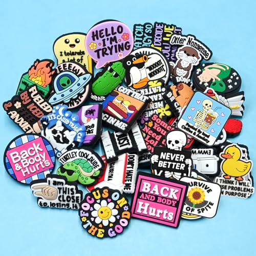 Image of Backpack Pins, Bulk Funny Cute Pins Aesthetic Lapel Pin for Backpacks /Jackets /Hats /Bags Women Nurse Teens Gifts