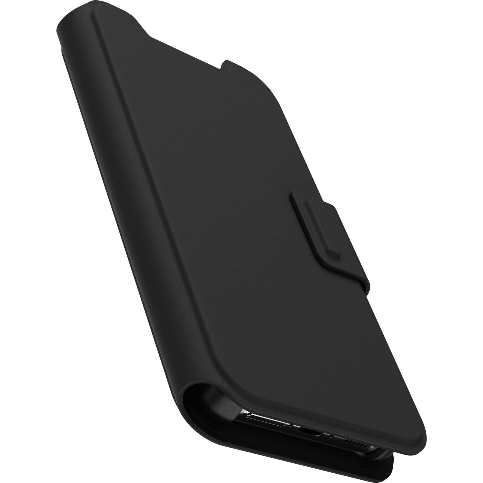 OtterBox Cover per Samsung Galaxy S23 Strada Via, resistente a shock e cadute, folio sottile, morbido al tatto con slot carta di credito, testato 2x vs norme MIL-STD 810G, Nero