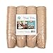 Facentric's Peat Pots Are The Best Way To Give Your Garden A Head Start, 100% Eco Friendly & Biodegradable. Pack Of 100 size 3" by 3"