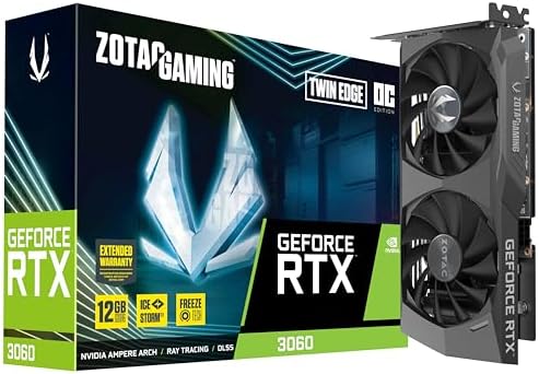 Zotac VGA RTX3060 Twin Edge OC 12G (GDDR6, HDMI 2.1, 3xDP 1.4a) (RTX 3060 Twin Edge OC)