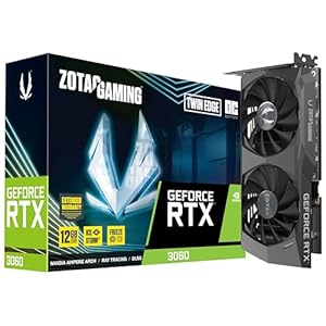 Zotac Gaming Geforce RTX 3060 Ti Twin Edge Lhr Gddr6 8Gb 256Bit Pcie 4.0 Graphics Card with Icestorm 2.0 Cooling,pci_e_x16,1665Mhz Boost Clock&5 Years Warranty(3 + 2 Years Extended Warranty)