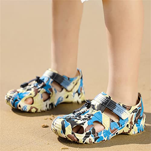 Boys Girls Closed Toe Water Sandals Adjustable Strap Lightweight Breathable Shoes Kids Beach Non-Slip Sports Sandals2