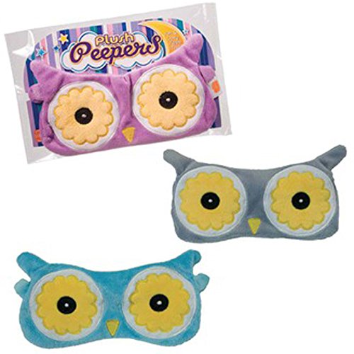 Plush Peepers Owl Mask Blue