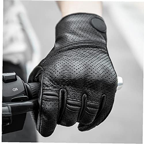 Fietsenhandschoenen, Lederen Moto Rijhandschoen Touch Screen Fietsen Handschoenen Ademend Voor Voetbal, Rugby, Hardlopen… - Image 5