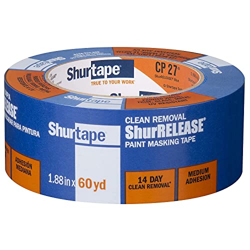 Shurtape 202880 6 Pack CP27 2x60yd 14-Day Blue Painters Tape