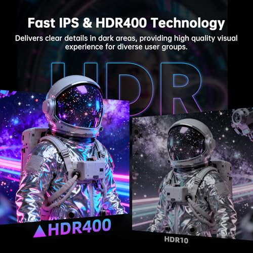 Image of KTC 24.5 Inch 240Hz Gaming Monitor, FHD 1080p Fast IPS Computer Monitor, 1ms with Adaptive-Sync, HDR400, HDMI x2, DPx1, VESA Mount, Tilt /Pivot /Height Adjustment, H25T7-3