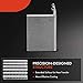 A-Premium Rear AC Evaporator Core Compatible with Jeep Commander/Grand Cherokee 2010, Grand Cherokee 2005-2009, Commander 2006-2009, with Pressing Plate