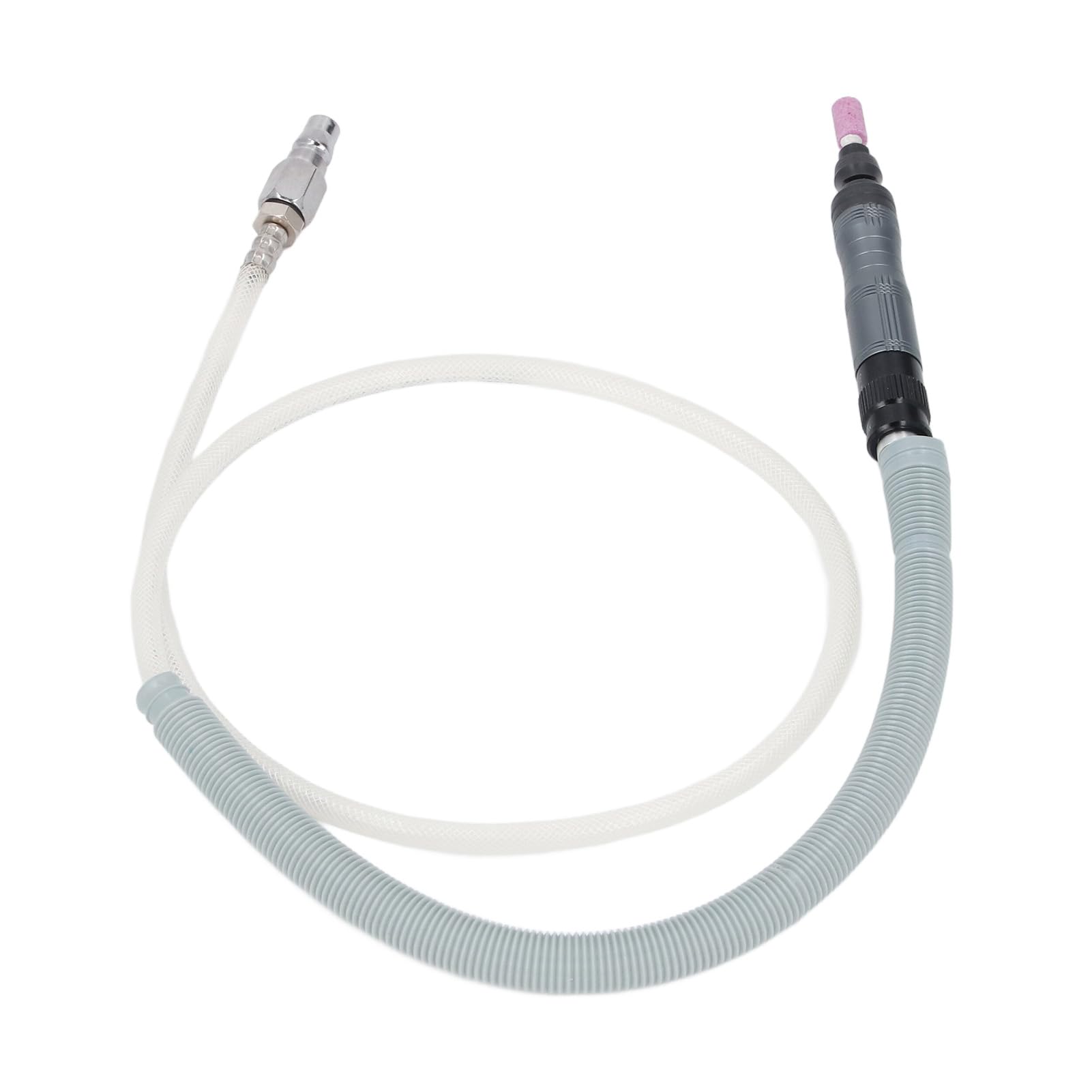 Kit Mini Smerigliatrice Pneumatica a Matita Pneumatica 1/4 Pollici, Pinza KP-6110 2,3 Mm/3 Mm 70000 Giri/min per Smerigliatura, Lucidatura, Incisione, Regolazione Continua