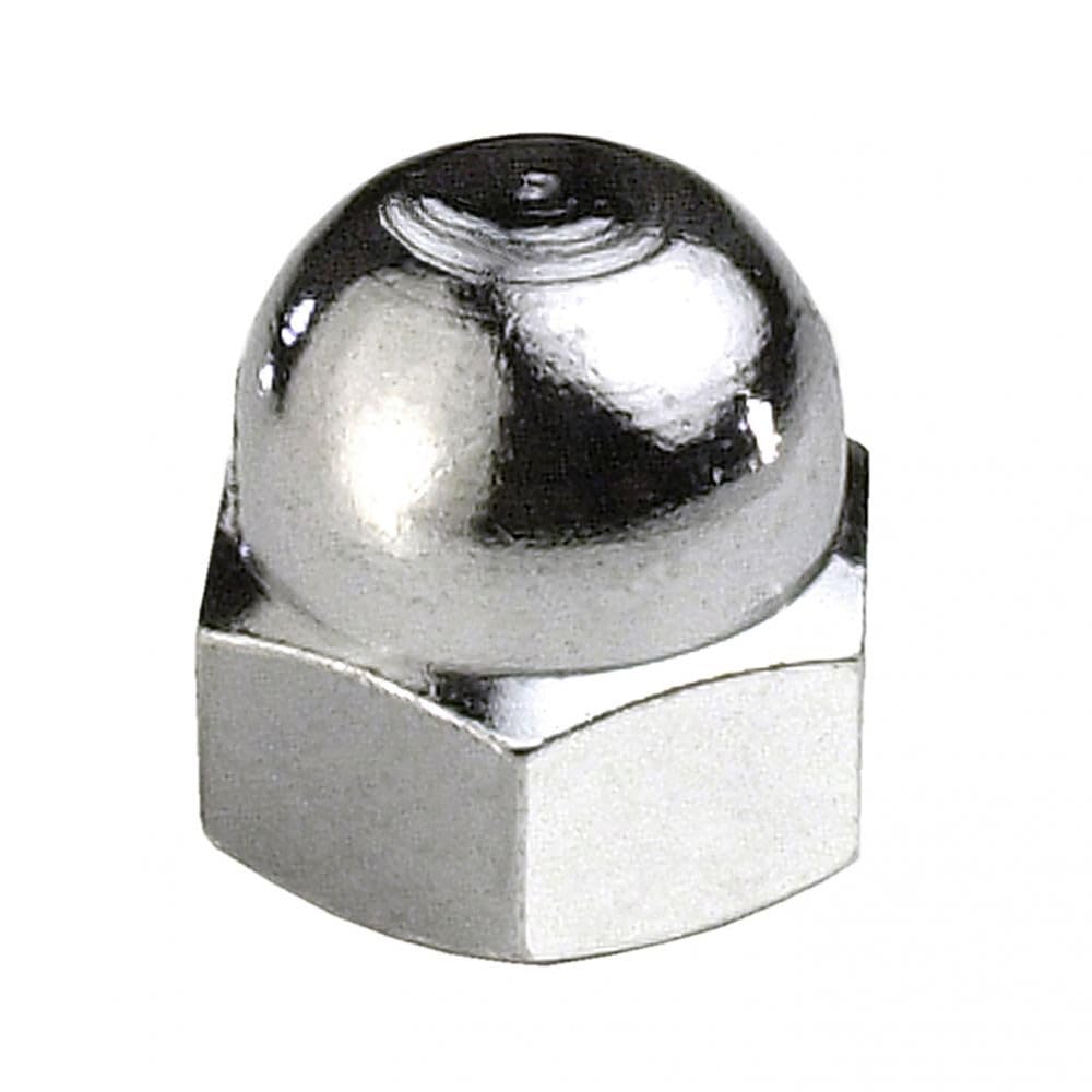 Tuercas ciegas latón cromado 6 mm 6 unidades