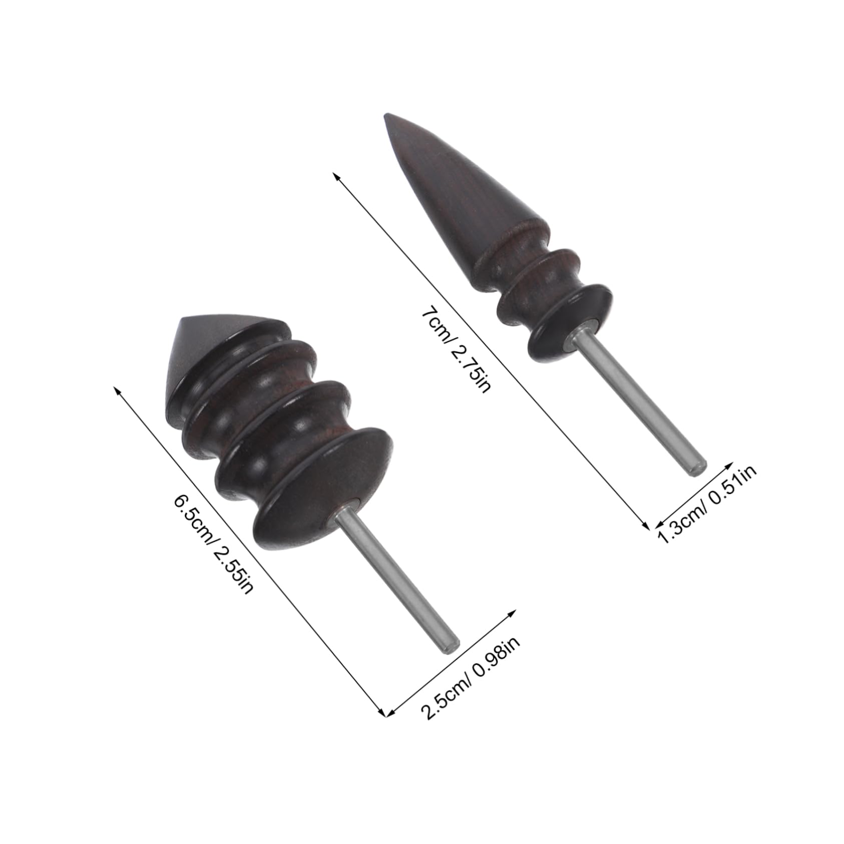 Housoutil 4pcs Burnishing Tool: Kit Electric Polishing Heads for DIY Smooth and Professional Finish for Belts Bags Shoes Saddles