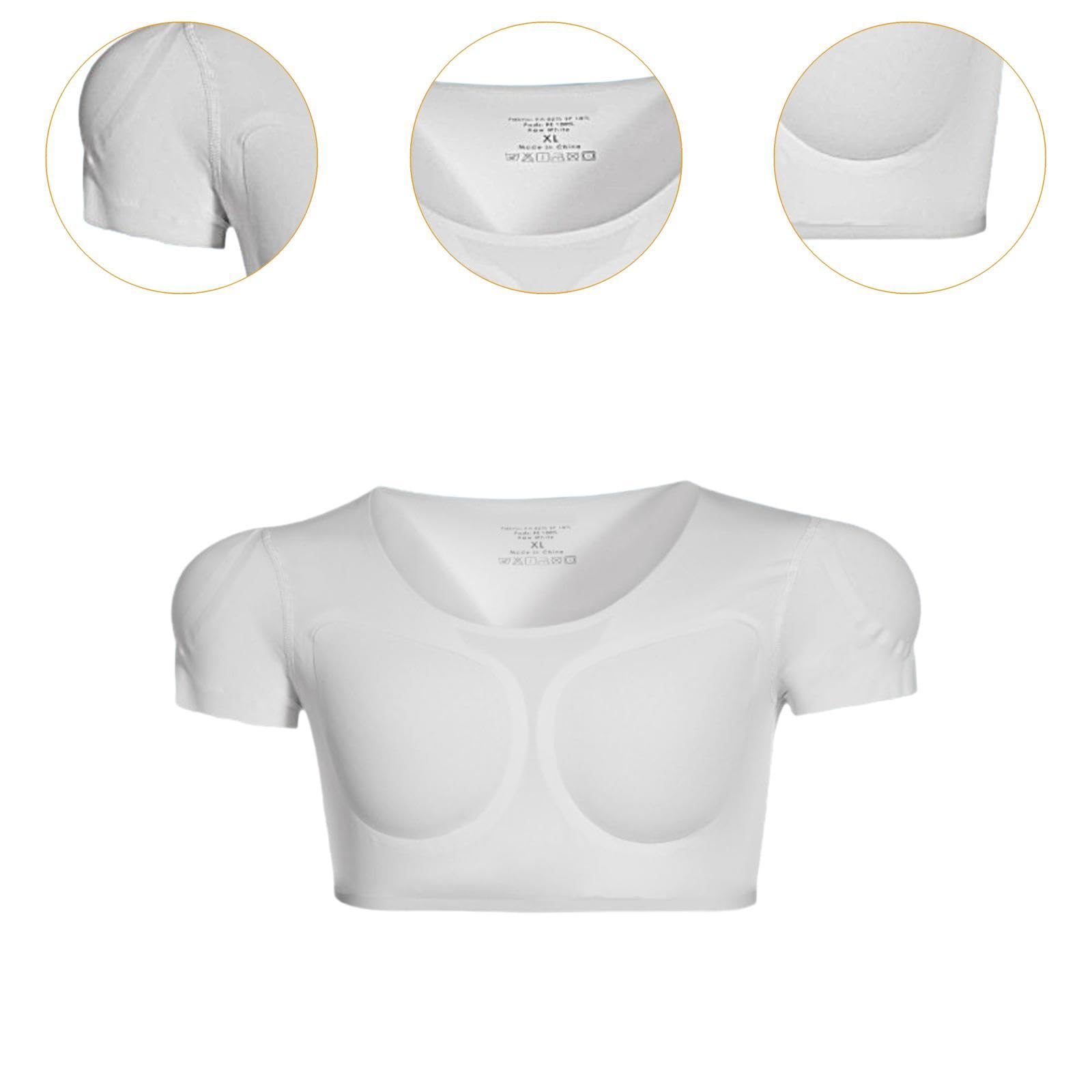 Camiseta Acolchada para Hombre, Camiseta Invisible para Realzar El Físico con Módulo de, Nailon Cómodo para Cosplay, Fiestas Y Uso Diario, Mangas Cortas, M