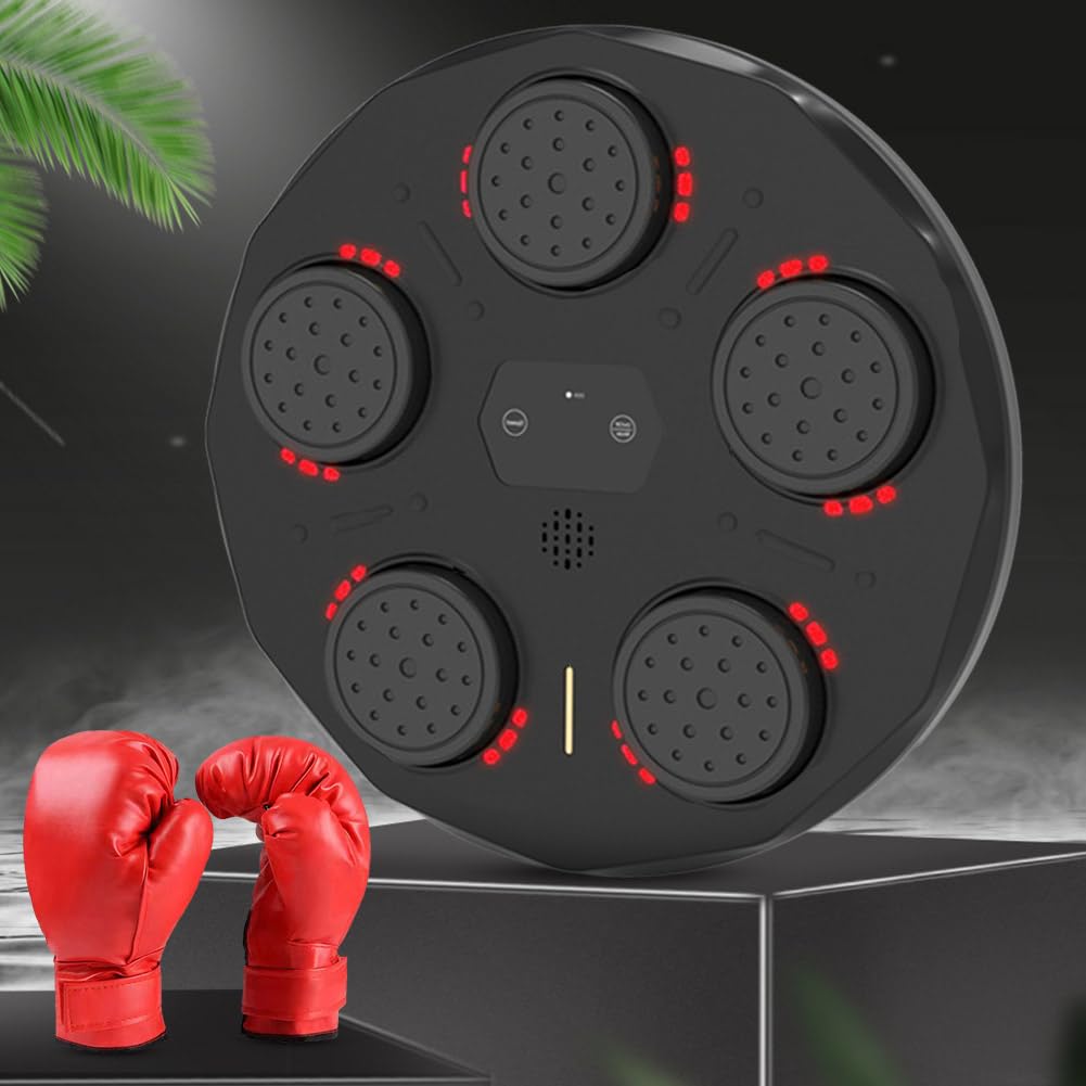 Music Boxing Machine, Musica elettronica Boxing Machine, Musica elettronica da parete Attrezzatura per l'allenamento, Divertimento elettronico intelligente Bluetooth montato a parete Boxing Tr
