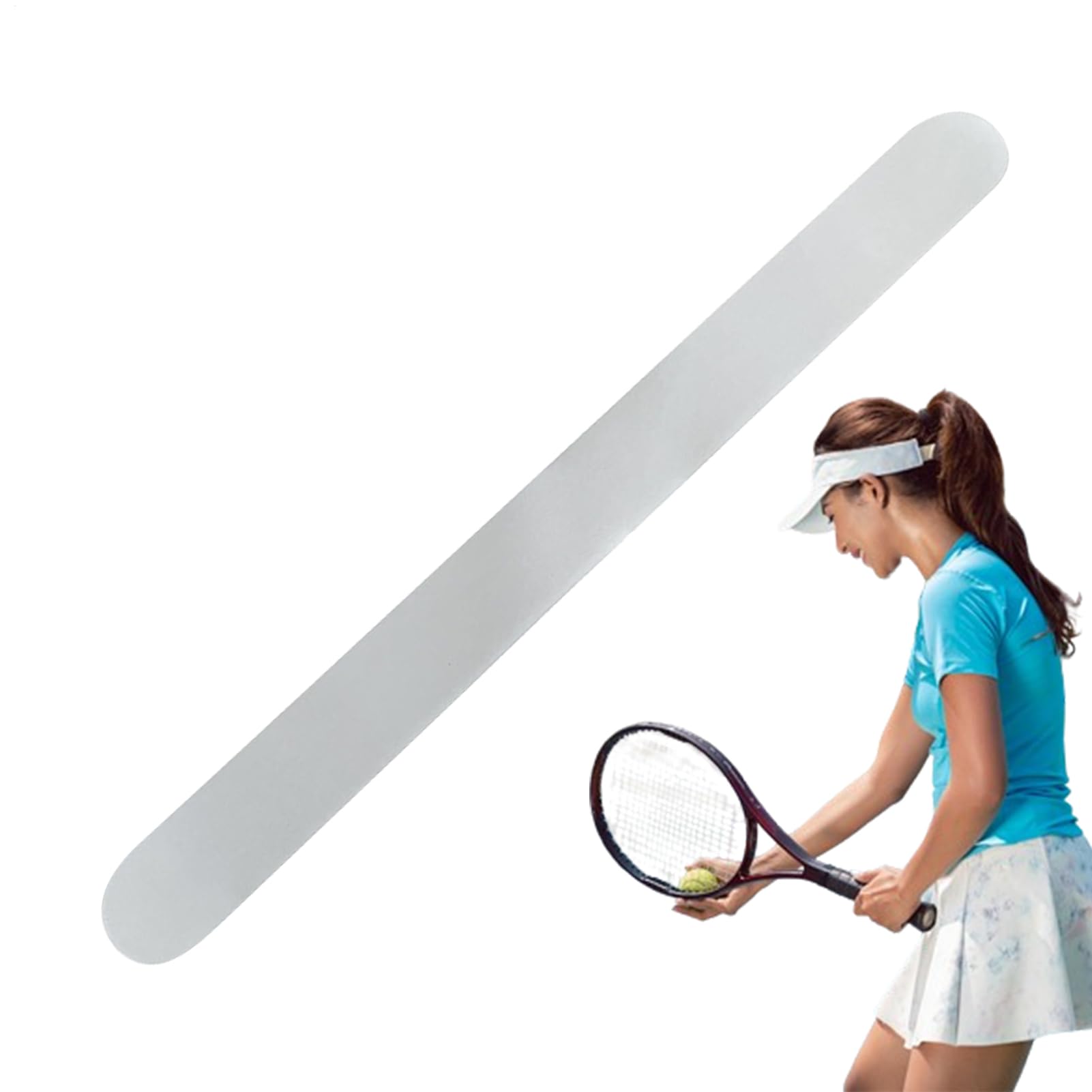 Protector de Raqueta de Tenis TPU Transparente Antirrayas Resistente al Desgaste