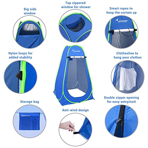 Pop-Up-Privacy-Tent-Sportneer-626-FT-Tall-Changing-Tent-Camping-Shower-Tent-Portable-Pop-Up-Privacy-Tent-Changing-Tent-Dressing-Room-Camp-Bathroom-Toilet-Rain-Shelter-for-Camping-Beach-Outdoor