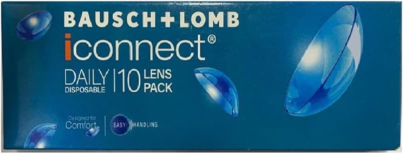 Bausch & Lomb Iconnect Daily Disposable Contact Lens (10 Lens Pack -4.00)
