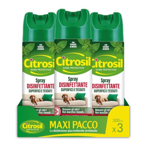Citrosil Disinfettante Spray Superfici e Tessuti 300 ml x 3