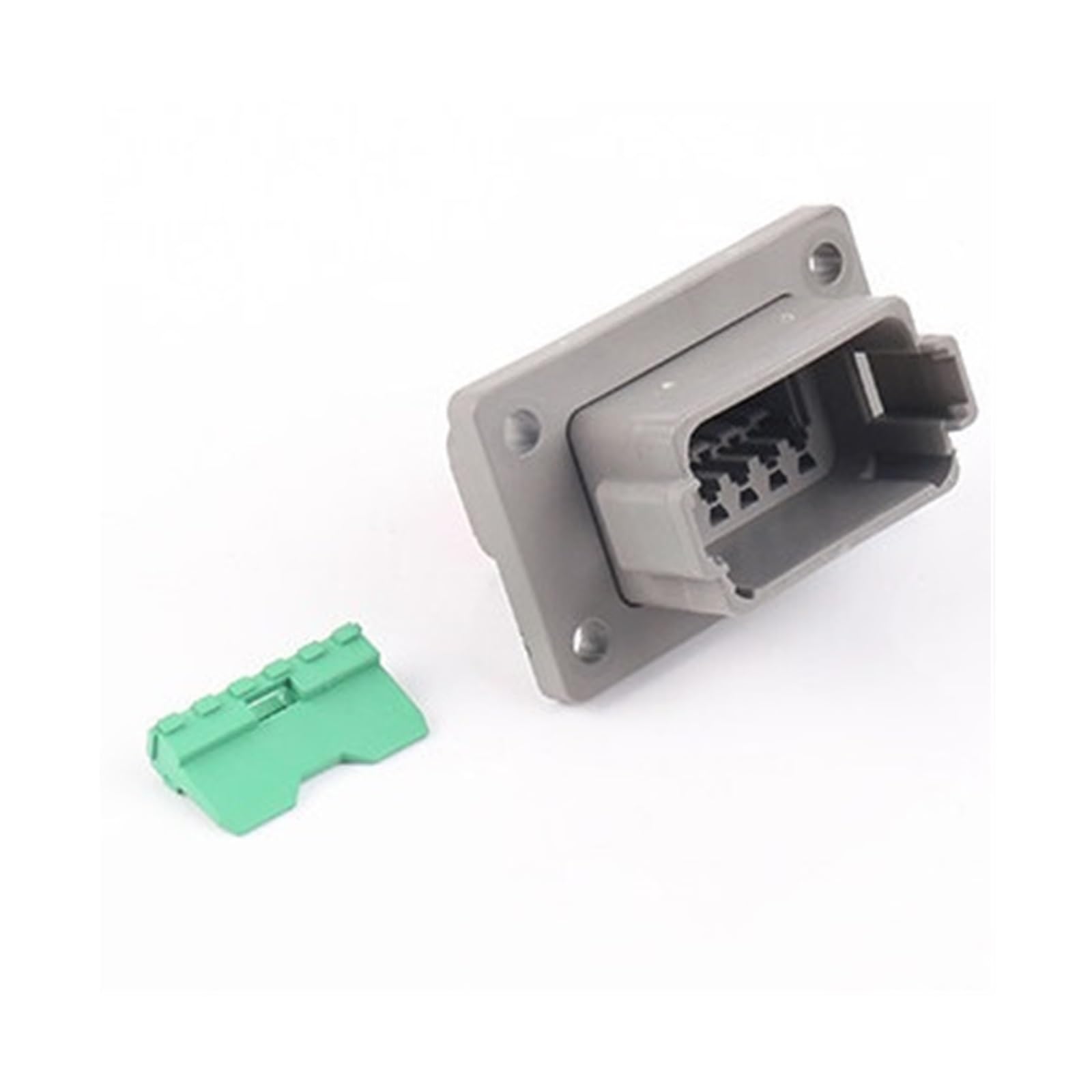 X psblty 12-pin Waterproof Connector DT04-12PA-L012 Flange Mount For Heavy-duty Equipment, Construction Machinery, Etc.