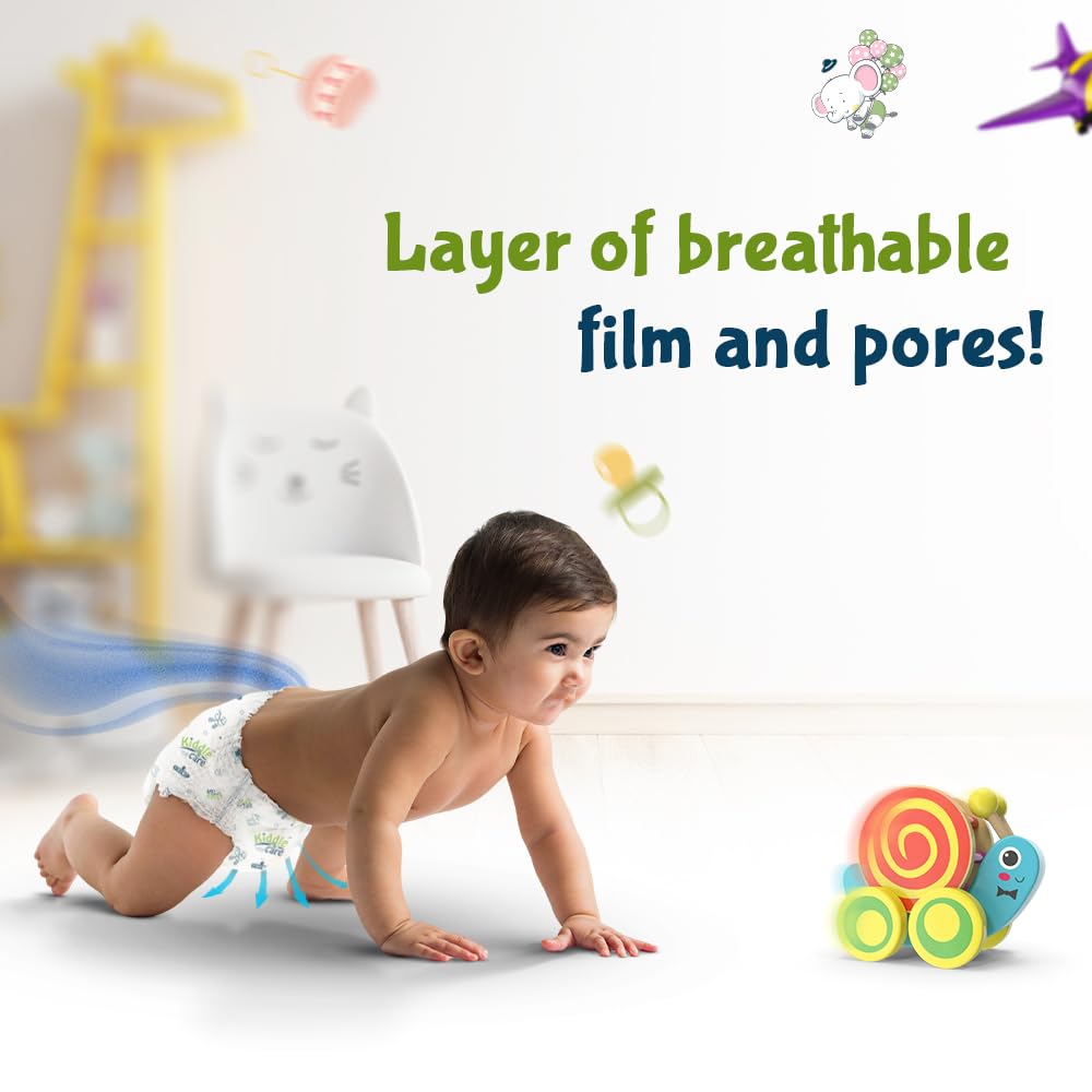 Kidal Care Advanced Soft Baby Diaper Pants | Medium (M) | Pack of 2 | 68 pieces | 7-12 kg | Till 12 hours of security, leakage, wetness prevents indicators Kidal Care Advanced Soft Baby Diaper Pants | Medium (M) | Pack of 2 | 68 pieces | 7-12 kg | Till 12 hours of security, leakage, wetness prevents indicators