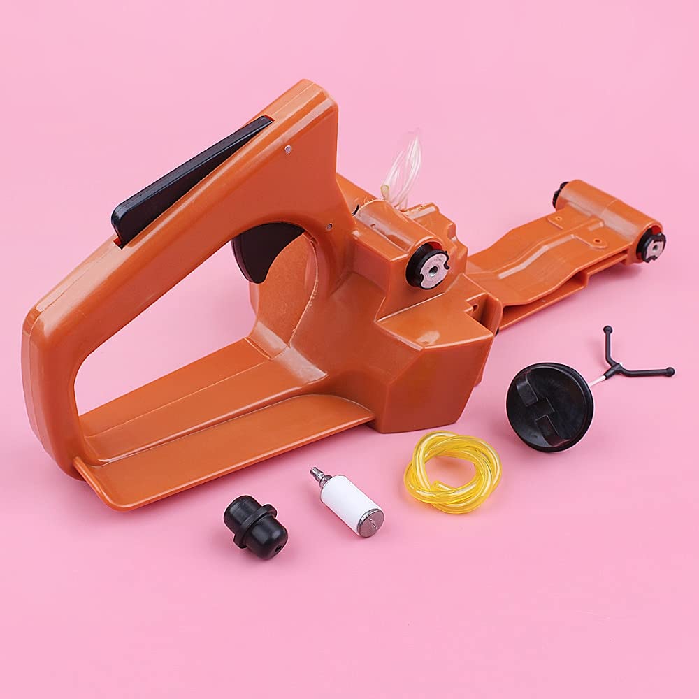 Conjunto de Tanque de Gas de Combustible for Husqvarna 137 142 Filtro de Combustible Línea de Filtro Tapón de Tapa del Tapa Delantera Buffer de tampón Reemplace la Pieza de Repuesto