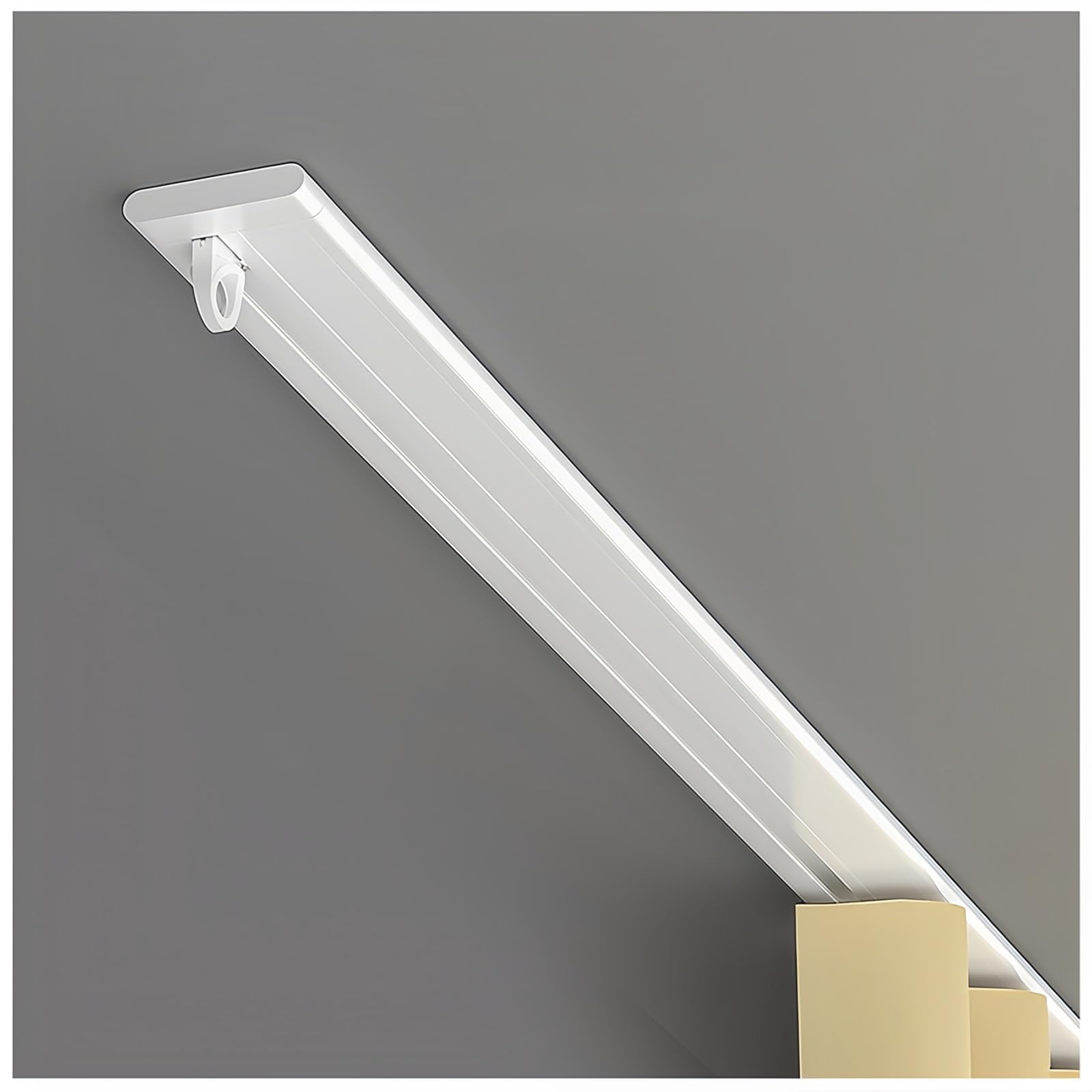 Rail de rideau au design moderne en aluminium ultra fin pour plafond