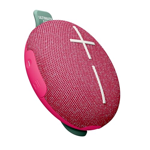 Ultimate Ears MINIROLL, Altavoz Bluetooth Resistente al Agua y ultraportátil, Graves potentes, IP67 a Prueba de Polvo, Radio de acción de 40 m   Rosa