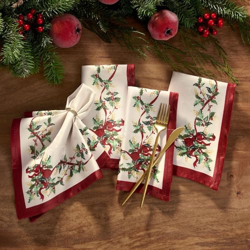 Servilletas de Tela Elrene Set de 4 43x43 cm Floral miniatura 2